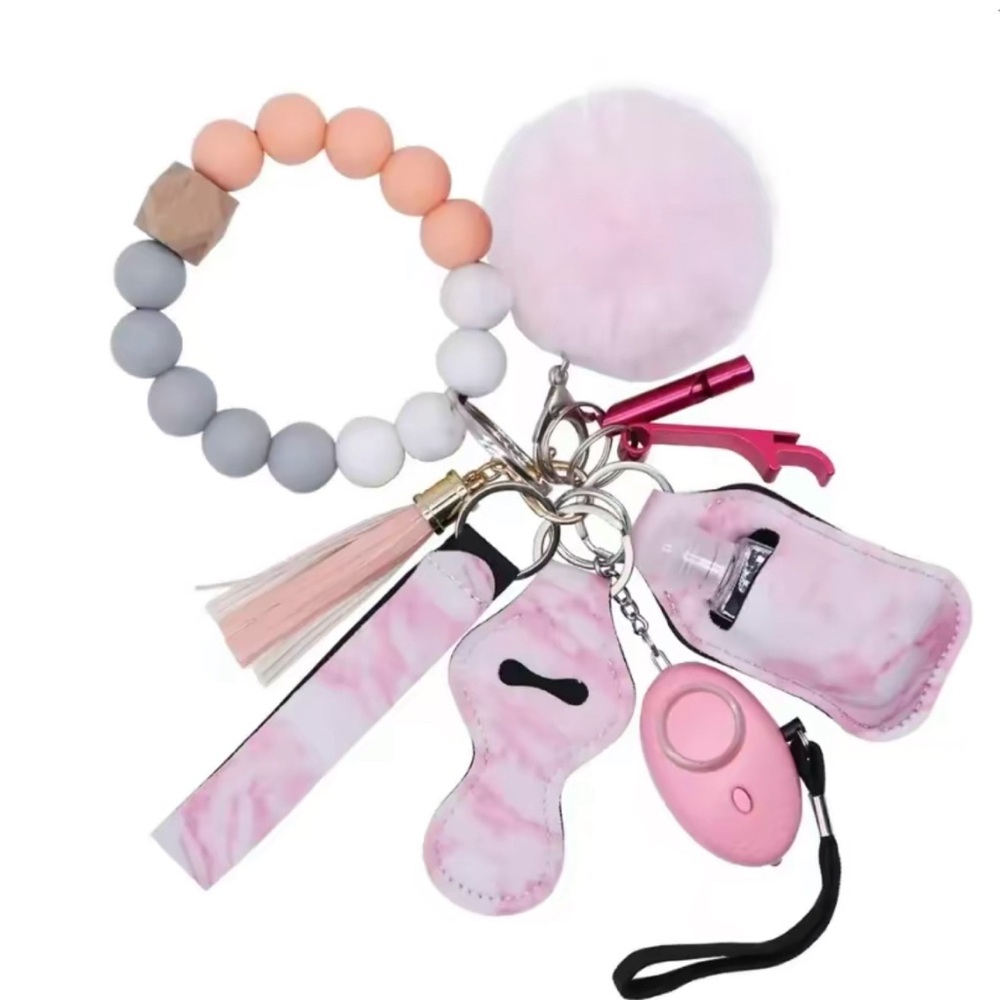 Woman’s keychain.